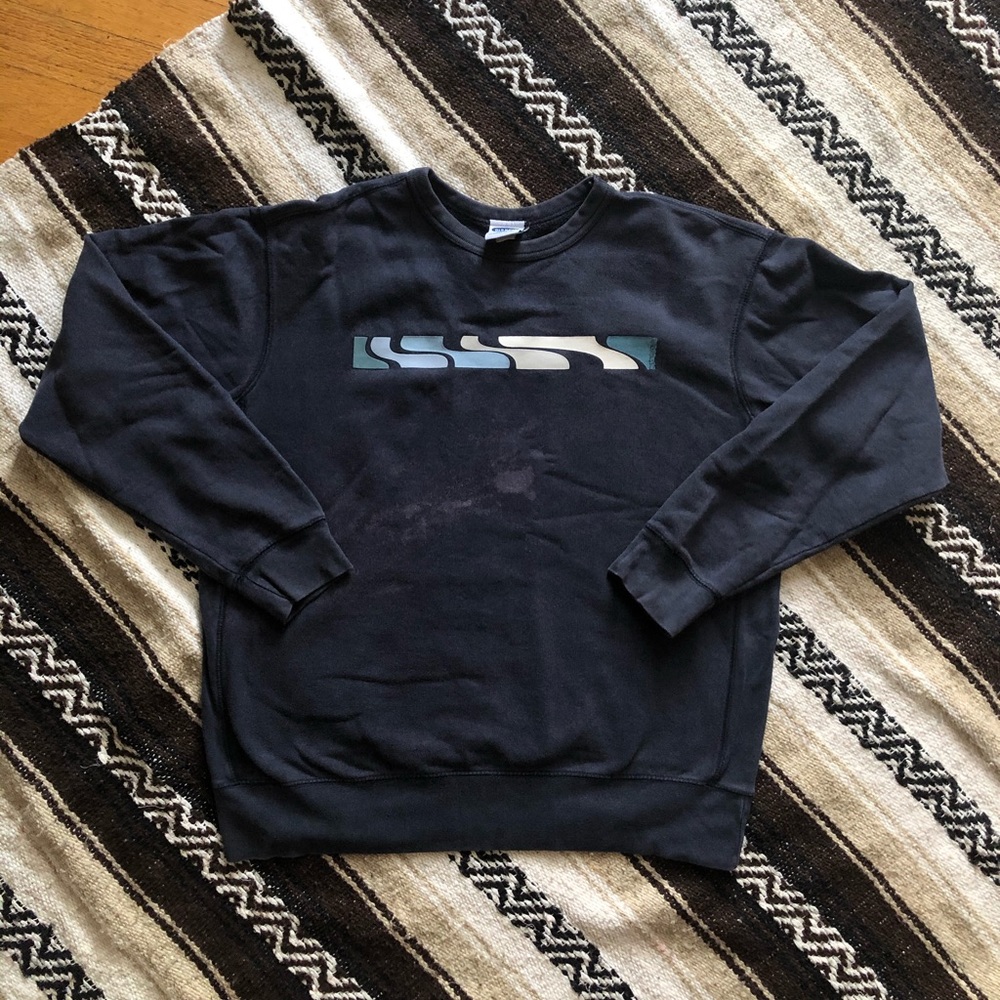 Old Navy Vintage 90s Crewneck Bleach Stained